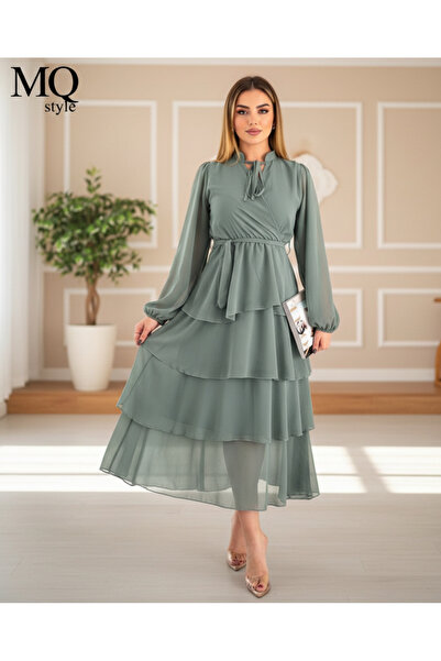 MQ The "Nude Chiffon" tiered Eid dress from Style – the epitome of overwhelmi...