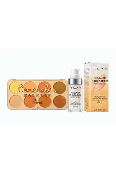 TLM Perfect Skin Set – Color Changing Foundation SPF 15 + Stick Concealer + I...