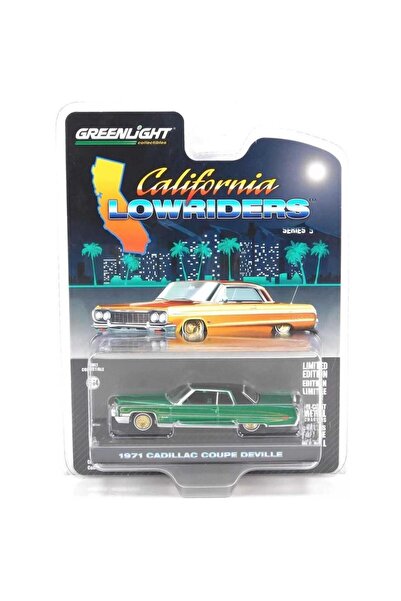 Greenlight California Lowriders 1971 Cadillac Coupe Deville 1/64 Model Araba