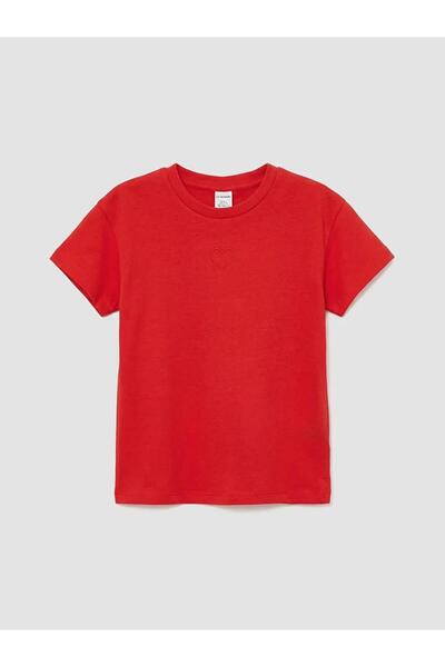 LC Waikiki Embroidered Girl's T-Shirt (S6)