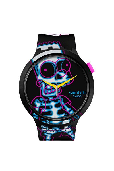 Swatch X Simpsons Aye Carumboo SB01Z105 Erkek Kol Saati