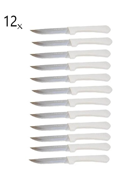 Other A set of knives with white handles – elegant and practical for the kitc...