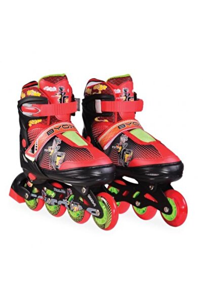 byox Adjustable Roller Skates Mask 38-41 LED, ABEC-7, 3 Configurations