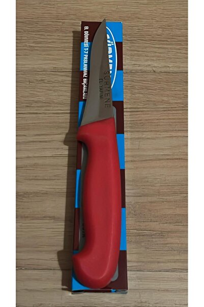 Sürmene Kemik Sıyırma Bıçağı kırmızı sap