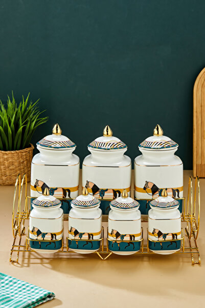 Cooker Hürrem 7-Piece Spice Storage Set with Stand Ckr3779