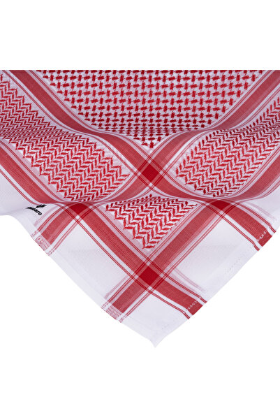 MASSARO Masaru Red Shemagh Classic Elegance Edition - First Life Pure Cotton ...