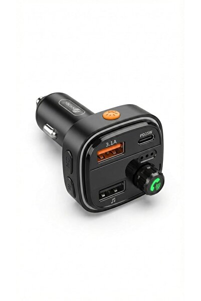 NYORK Smart FM Modulator MD782, Bluetooth 5.0 Car Charger, PD 25W USB-C, RGB ...