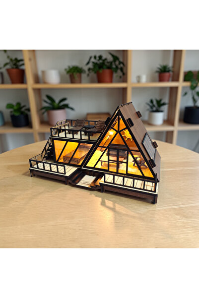 Demo Tasarım Kendin Yap Maket Ev (Sahil Bungalov)