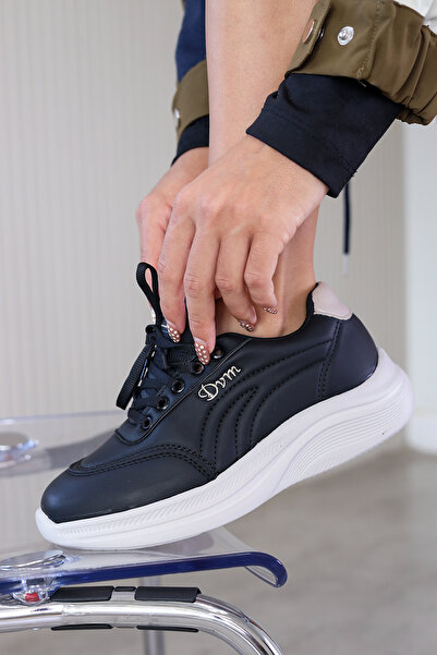 Stil Durağı Dv1581 Model 3 cm Sole New Season Sports Shoes Black