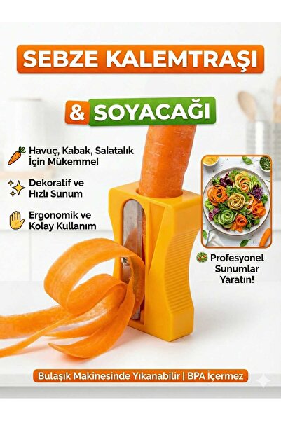 LOVYCO Vegetable Sharpener, Spiral Slicer, Carrot Shaper, Julienne Peeler, De...