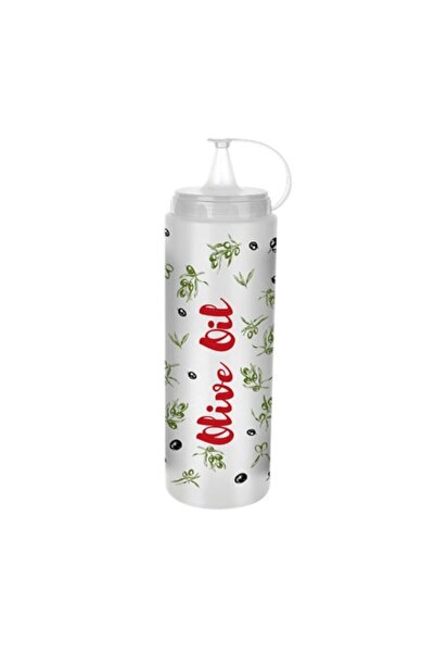 ® Şeffaf Kapaklı Sızdırmaz Yağlık Sosluk Şişesi Plastik Yağdanlık Master Chef AP-9471