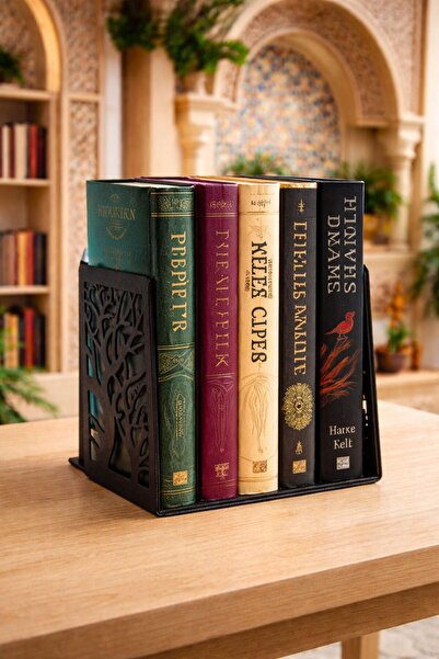 LAZORİAE Suport de cărți din metal cu motiv andaluz, set de 2 – 12x14 cm |   ...