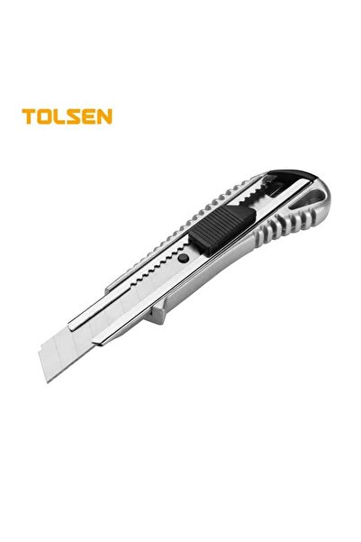 TOLSEN Snap-Off Blade Knife – 18 mm Heavy-Duty Cutter with Quick Change