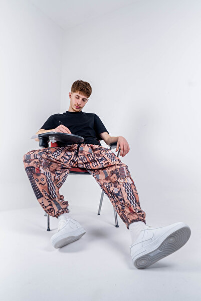 Gerusta Men's Casual Street Style Pilei Jogger Baggy Trousers