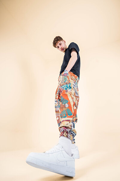 Gerusta Men's Casual Street Style Pilei Jogger Baggy Trousers