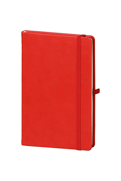 Mr.Notebook Kişiye Özel İsim Yazılı Kırmızı Termo Deri Defter - Kalemlikli ve...