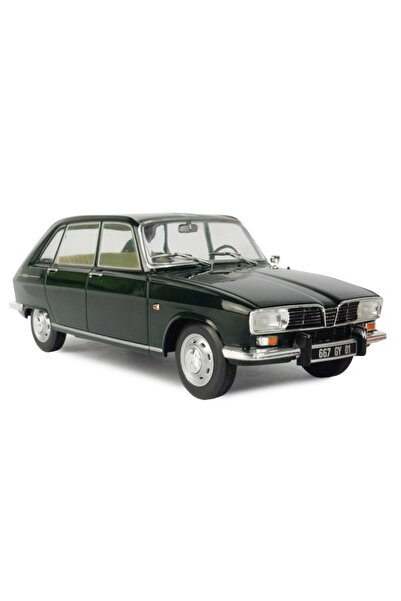 JPT Renault 12 1966 Mașină miniaturală neagră turnată sub presiune