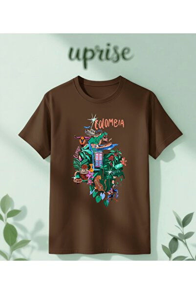 Vordevia Colombia Printed Cotton Oversize T-Shirt