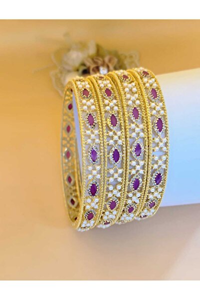 Arjwan Accessories Stunning plated bracelets with a captivating sparkle and d...