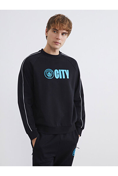LC Waikiki Sweatshirt pentru bărbați cu imprimeu Sparkly Choices Zero Roba Ya...
