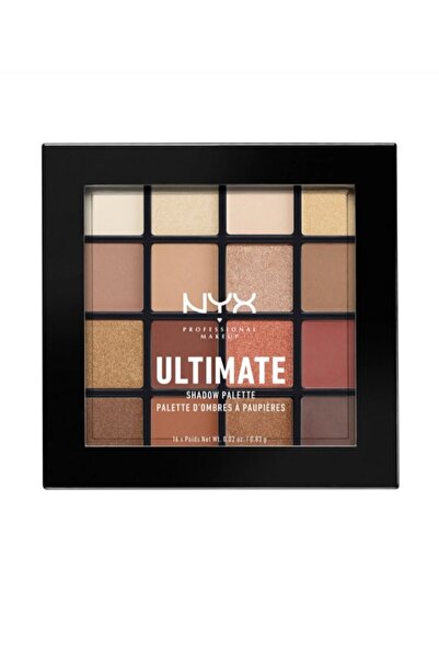 NYX PRFESİONAL MAKEUP göz farı paleti - Ultimate Shadow Pallette Warm Neutrals