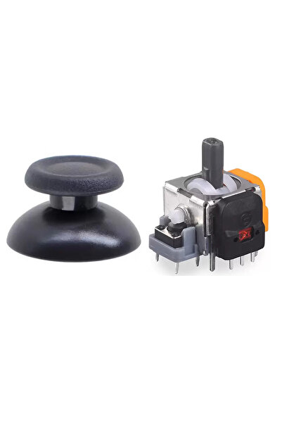 POPKONSOL PS4 Manyetik Analog Motor Topuz 1+1 Set Hall Sensör Joystick Playst...