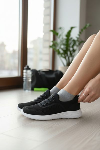 enoch Women's Laceless Flexible Sole Casual Sports Shoes Walking Sneakers