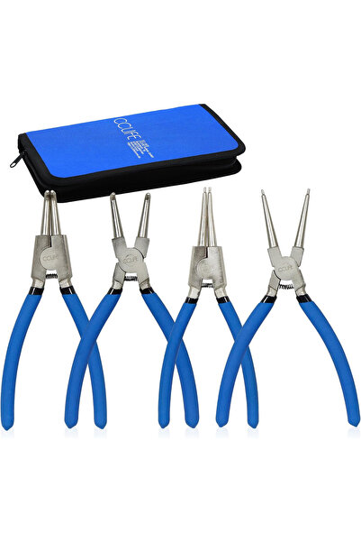 CCLIFE Clește 4 bucăți 225 mm pentru încuietori cu arc interne/exterioare