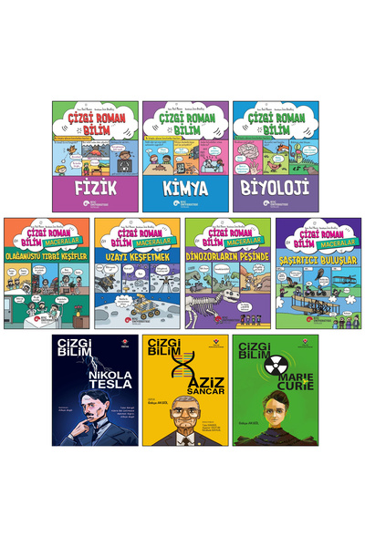 Koç Üniversitesi Yayınları Çizgi Roman Bilim Maceralar Şaşırtıcı Buluşlar Ola...