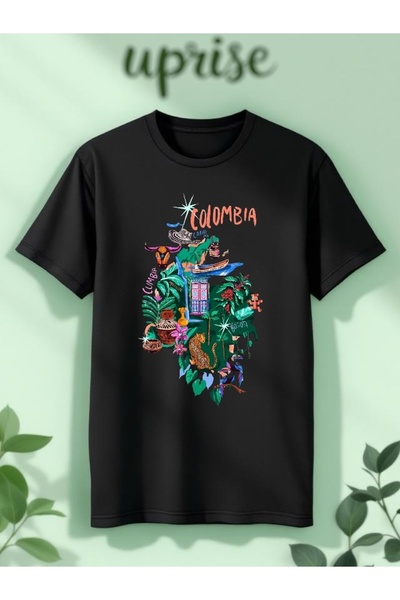 Vordevia Colombia Printed Cotton Oversize T-Shirt