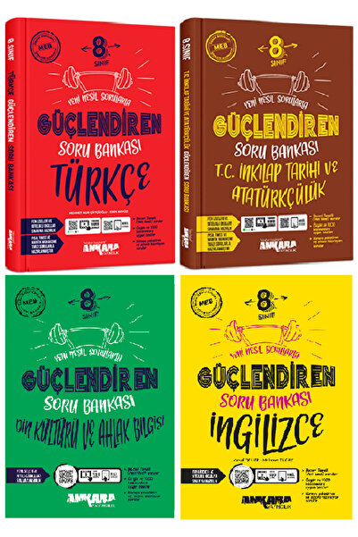 Günay Yayınları Ankara Yayıncılık 8. Sınıf Güçlendiren Türkçe + İnkılap + Din...