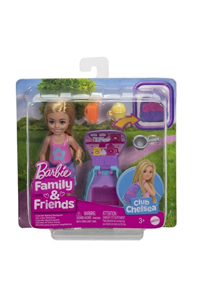 mattel Barbie Chelsea Doll with Muffin Baking Backpack