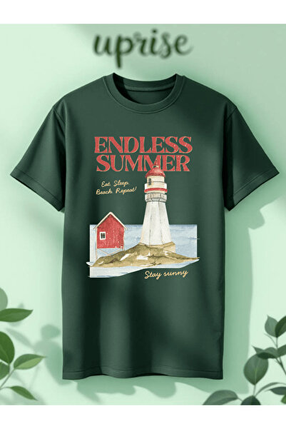 Vordevia Endless Summer Printed Cotton Oversize T-Shirt