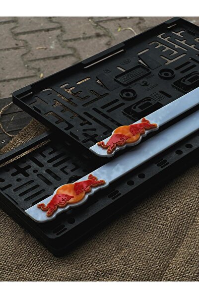 WOODDOOM 3D REDBULL Takmatik Plakalık Pleksi 1 Tanesi Kare