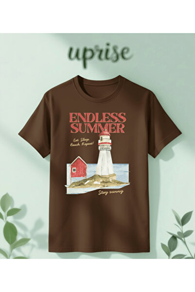 Vordevia Endless Summer Printed Cotton Oversize T-Shirt