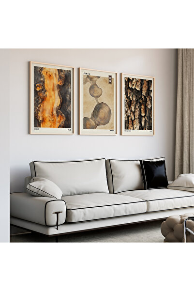 Artiera Σετ ζωγραφικής με ξύλινο πλαίσιο 3 τεμαχίων Η ίχνη της όνττησης των π...