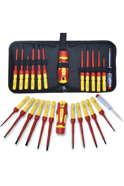 CCLIFE Set șurubelnițe de înaltă tensiune 1000V, 13 piese