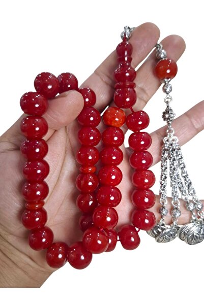 Cekke Tesbih Sıkma Kehribar 12*15 mm Original Large XL Size Suitable for Dail...