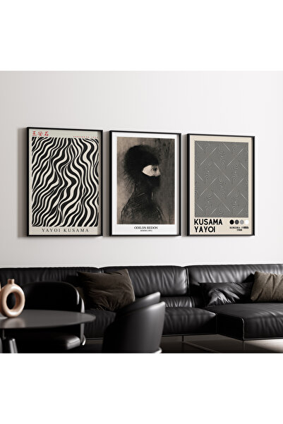 Artiera Σετ ζωγραφικής 3 τεμαχίων με ξύλινο πλαίσιο, με θέμα την καλλιτεχνική...