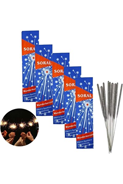 Generic شموع شرارة لحفلات أعياد الميلاد - الشمس والقمر 50 عصا