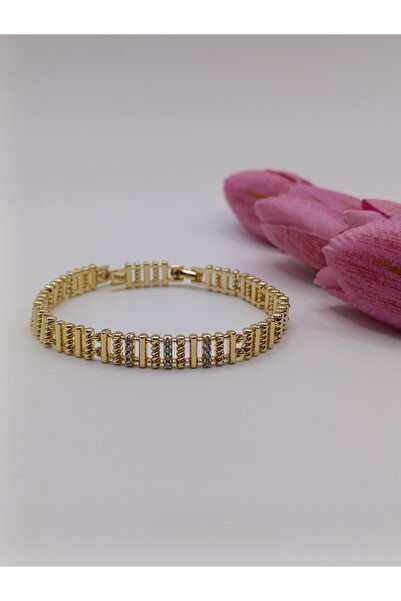 RP COMPANY سوار XUPING بتصميم عصري ملتوي مرصع بحجر الزركون