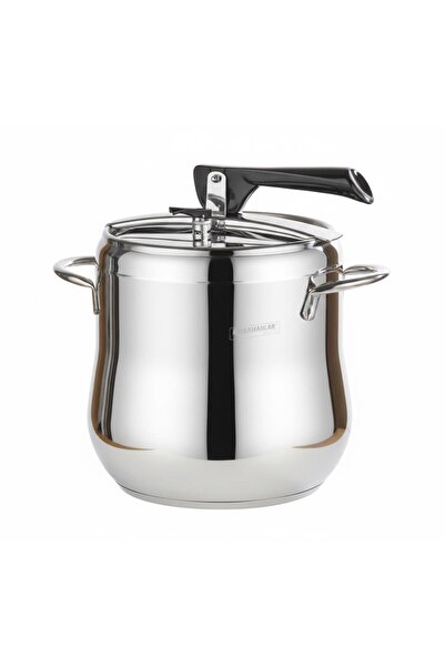 Kahramanlar Classic Pressure Cooker - 7 Liter Casserole Model (Stainless Steel)