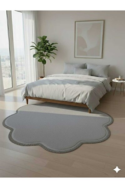 ALTUN CARPET Modern Flat Fringed Daisy Plush Carpet with Anti-Slip Base, 12ml...