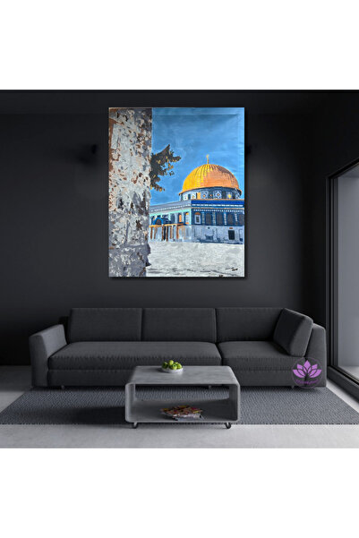 LİLYHOBBYLAND Sayılarla Boyama Seti Kasnağa Gerili İslami Eserler 50X65 cm: M...