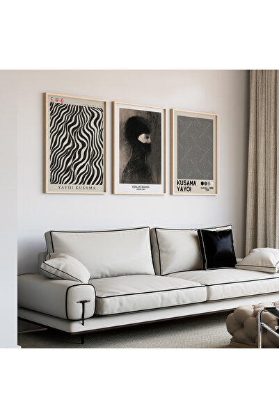 Artiera Σετ ζωγραφικής 3 τεμαχίων με ξύλινο πλαίσιο, με θέμα την καλλιτεχνική...