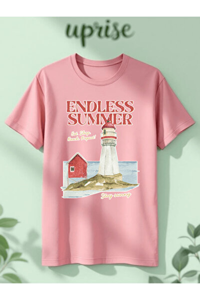 Vordevia Endless Summer Printed Cotton Oversize T-Shirt