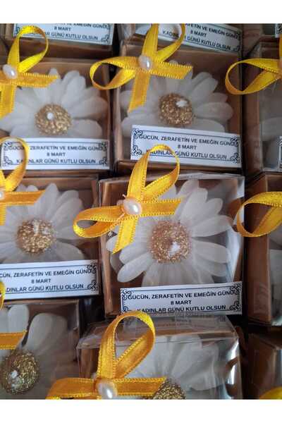 buğlem hediyelik35 papatya mum 30 adet