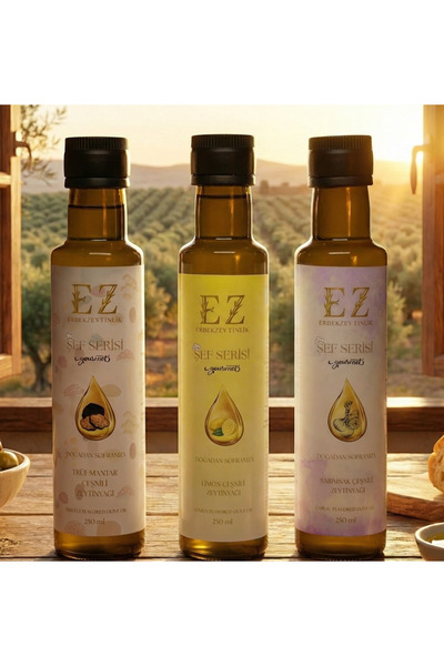EZ ErdekZeytinlik Şef Serisi Başlangıç Paketi Trüf Mantar-Limon-Sarımsak Çeşn...