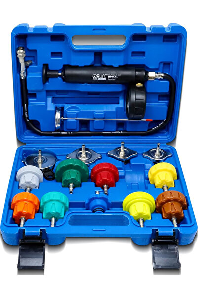 CCLIFE Kit de presiune pentru verificarea scurgerilor de antigel, 16 bucăți