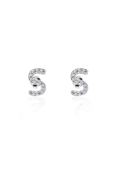 SPARKLES Cercei Diamond Letter S argint 925